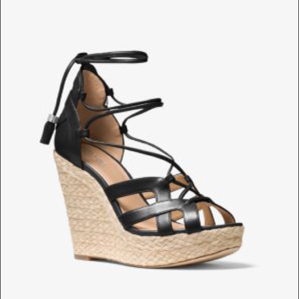 MK MIRABEL WEDGE SANDALS || NIB